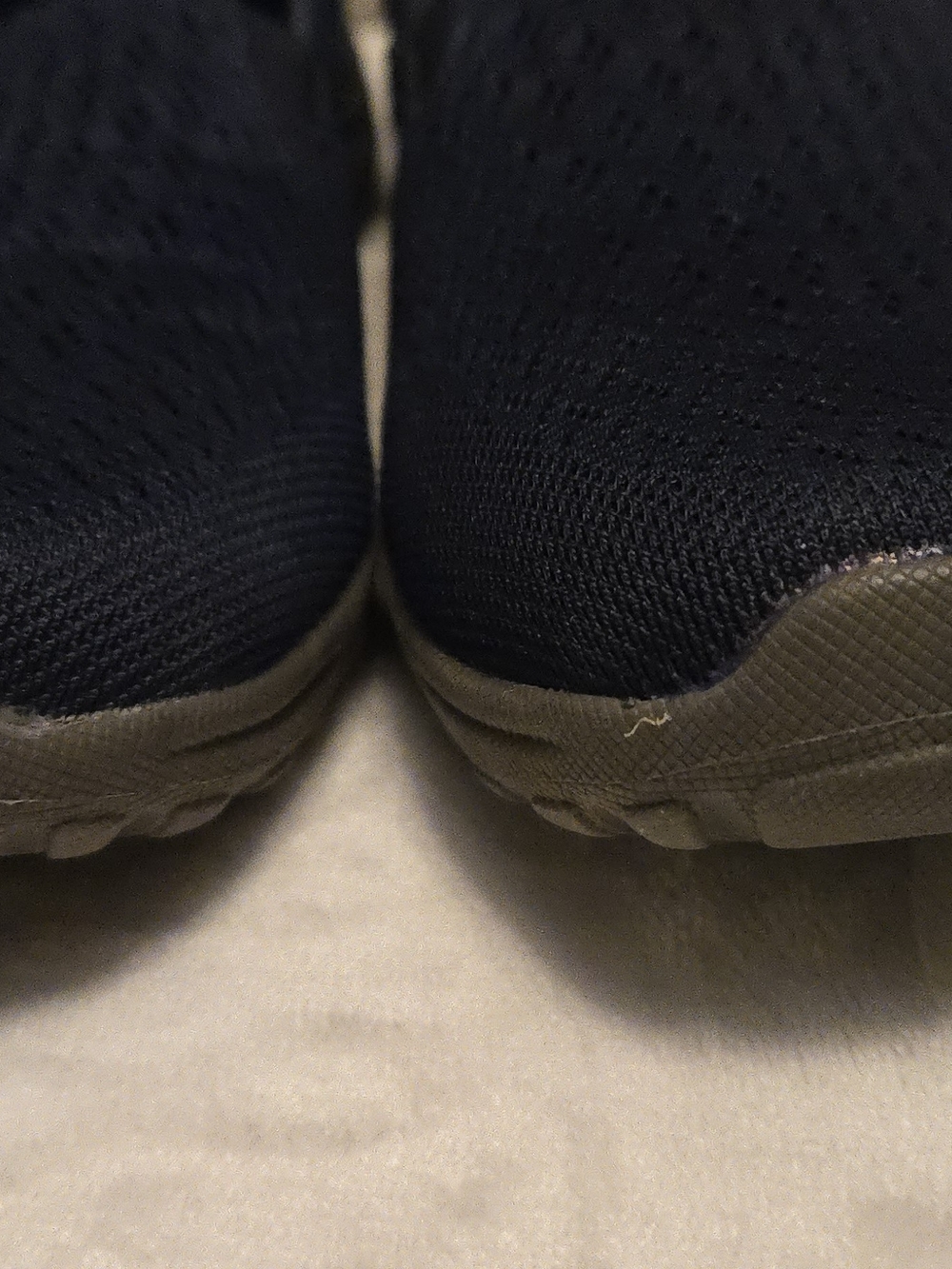 Skechers Women's Navy Slip-On Knit Walking Shoe - Picture 3 of 7